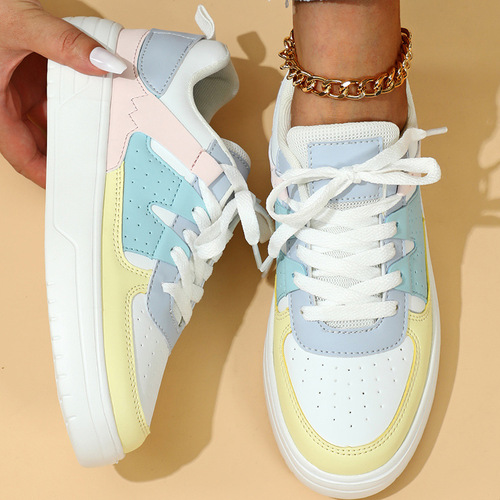 Korean Trendy Couple's Thick Sole Platform Shoes Soft Sole Comfort Sports Slip-On Fashion Outdoor Casual Women's Shoes