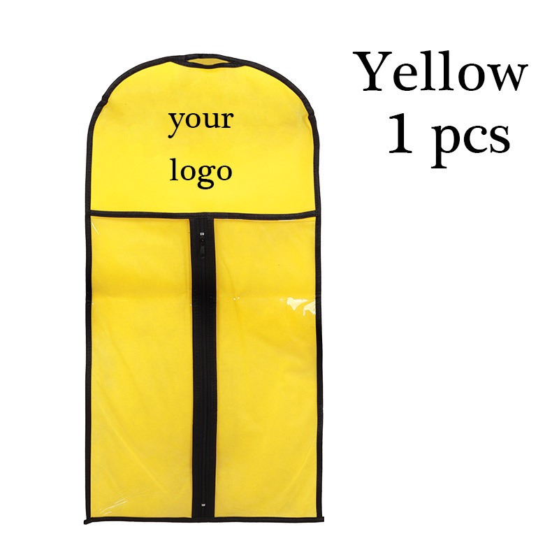 Bolsa de polvo de logotipo personalizada 1pcs amarillos
