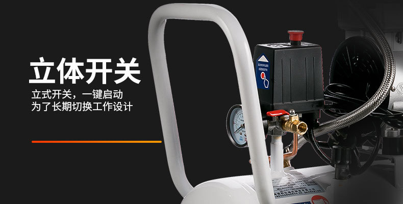 Fengbao Air Compressor Decoration Woodworking Oil-Free Bass Air Compressor 220V Pneumatic High Pressure Small Household Air Pump