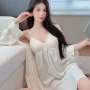 薄款女士中长款新款家居服