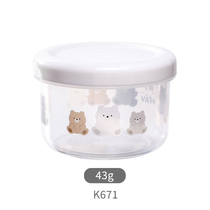 둥근 신선 보관 상자 300ml