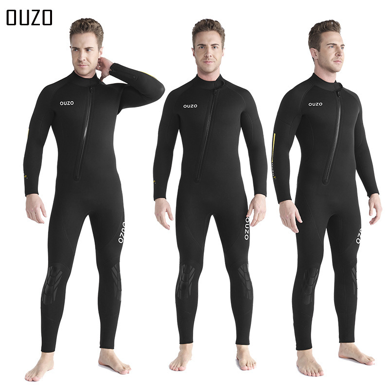 5mmウェットスーツの男性の長袖のズボンの連体は厚い保温のウェットスーツの水着のサーフィンの服のメーカーの卸売りを厚くします。|undefined