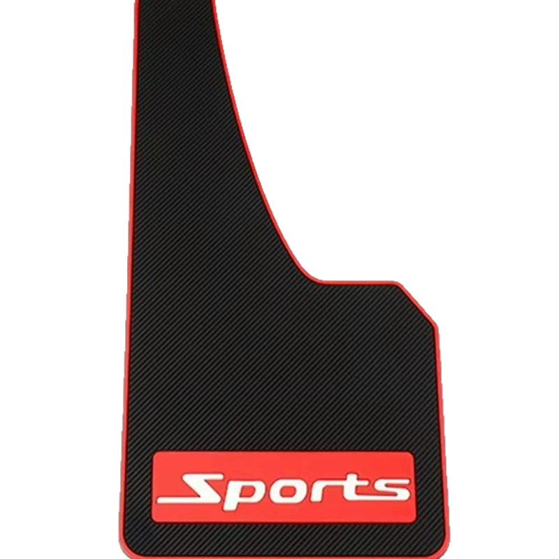 Universal fenders from soft rubber, rubber modified material with accessories, dirt protection