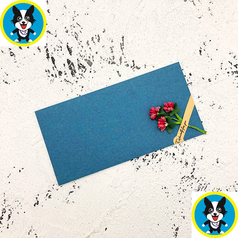 智贝SKU图_6信封信纸套装干花文艺小清新创意diy牛皮