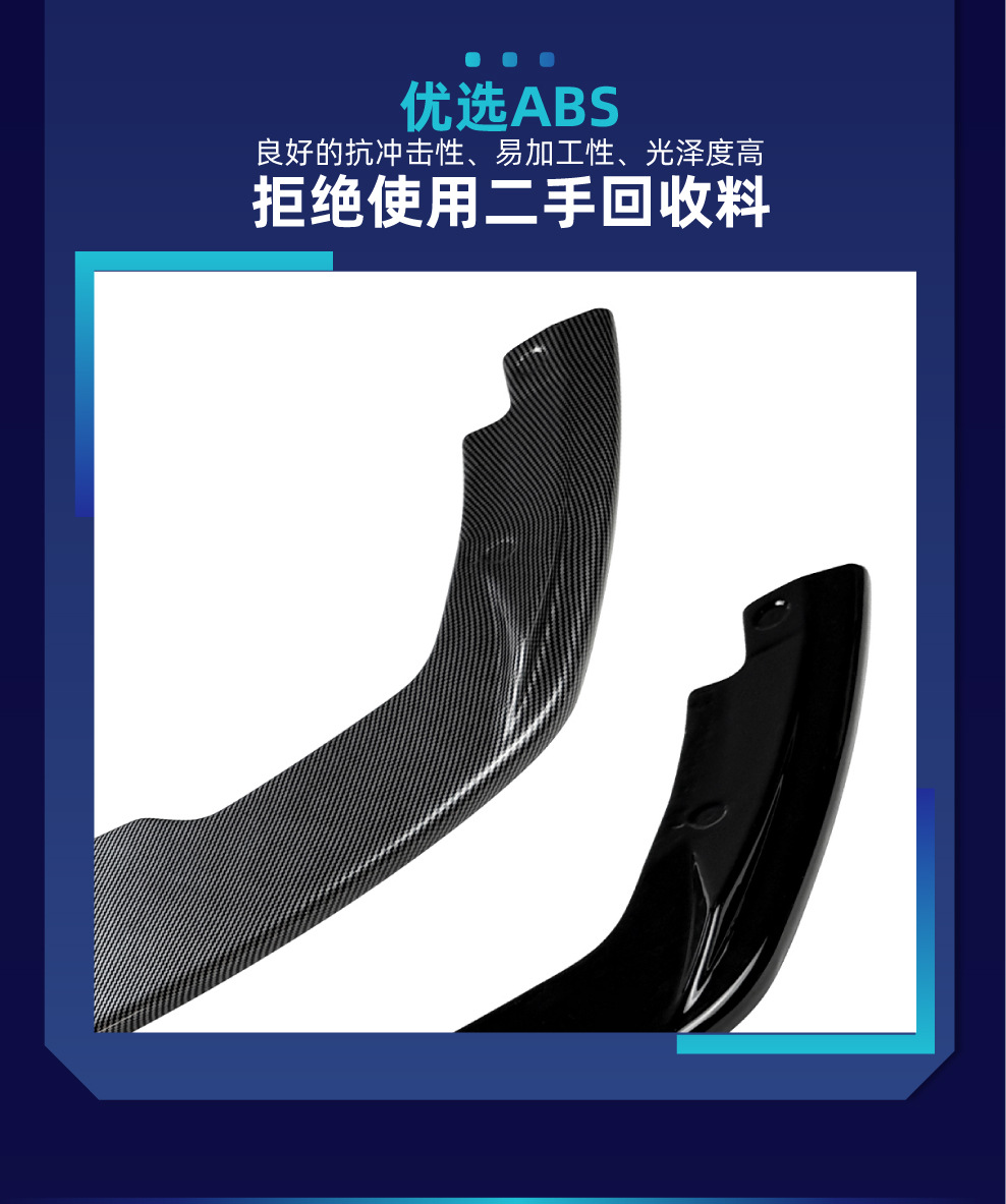 Suitable for Audi Q5 FY 2021-2025 Sportback Sline rear lip spoiler cross-border modification