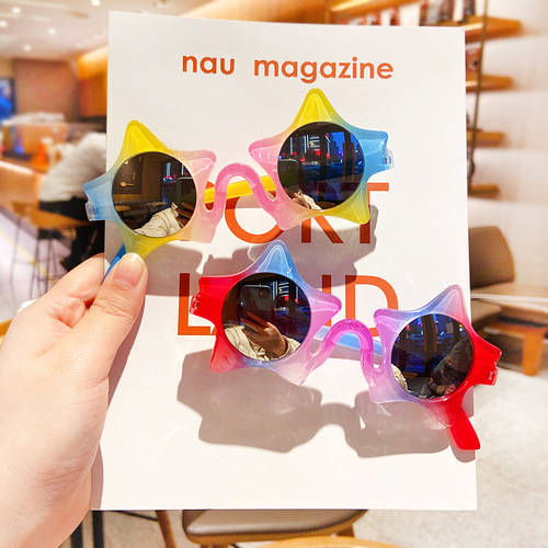 Children's sunglasses girls cute cartoon kids sunglasses boys trendy baby sunglasses sun visor manufacturer wholesale