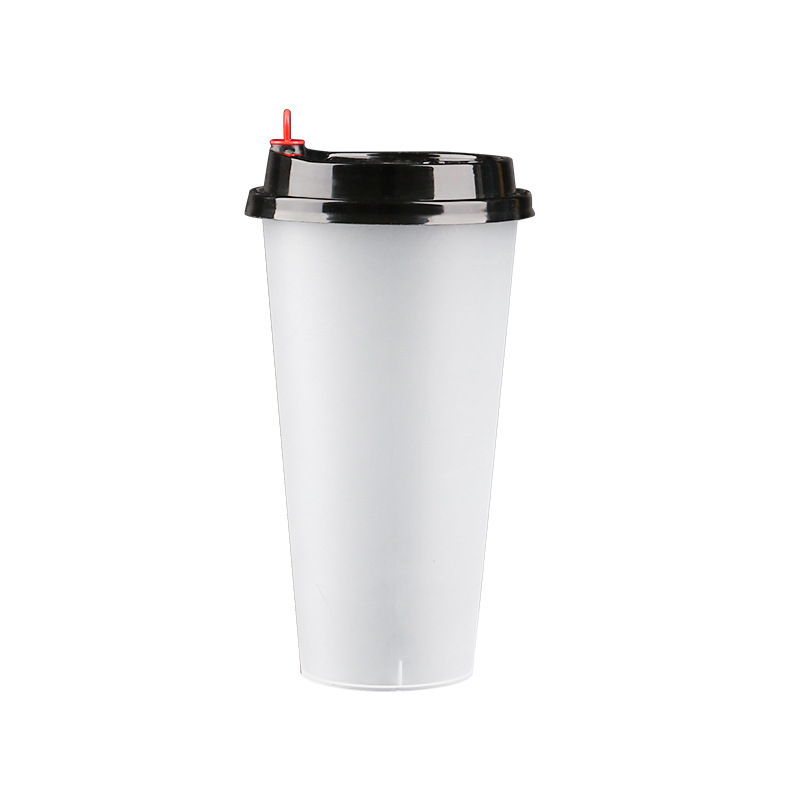 Fengyuan taza de té de leche desechable 1000ml taza de jugo transparente taza de bebida engrosada PP taza de inyección taza de embalaje para llevar