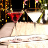 Glossy wineglass, rice wine, crystal