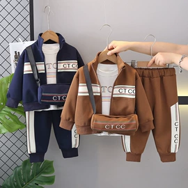 童套装;男式卫衣;三件套