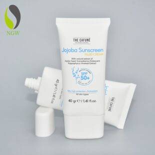 Custom Cosmetic Super Flat Tube Sunscreen Extrusion Tube Cream Facial Cleanser Cosmetic Hose Package Material