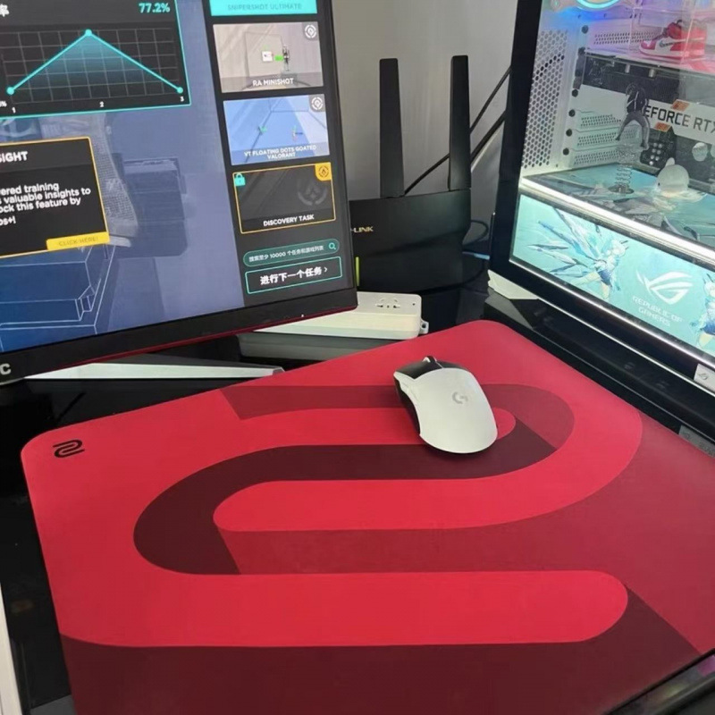 ZOWIEGEAR ZOWIEGEAR gsrse ブライト/グレー プロ e スポーツ ファイン ゲーミング マウス パッド 滑らかな大型デスク マット|undefined