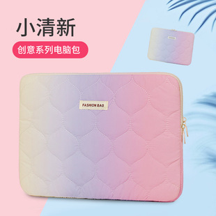 Korean Ins Gradient Color Cute Girl Inner Bag Fashion 13.3inch Tablet iPad Laptop Bag