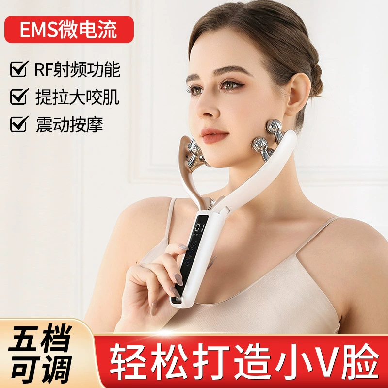 Граница 2025 новые EMS микро-ток Face slimming устройство V-образное лица подтяжка лица скульптор устройство ролик для лица артефакт