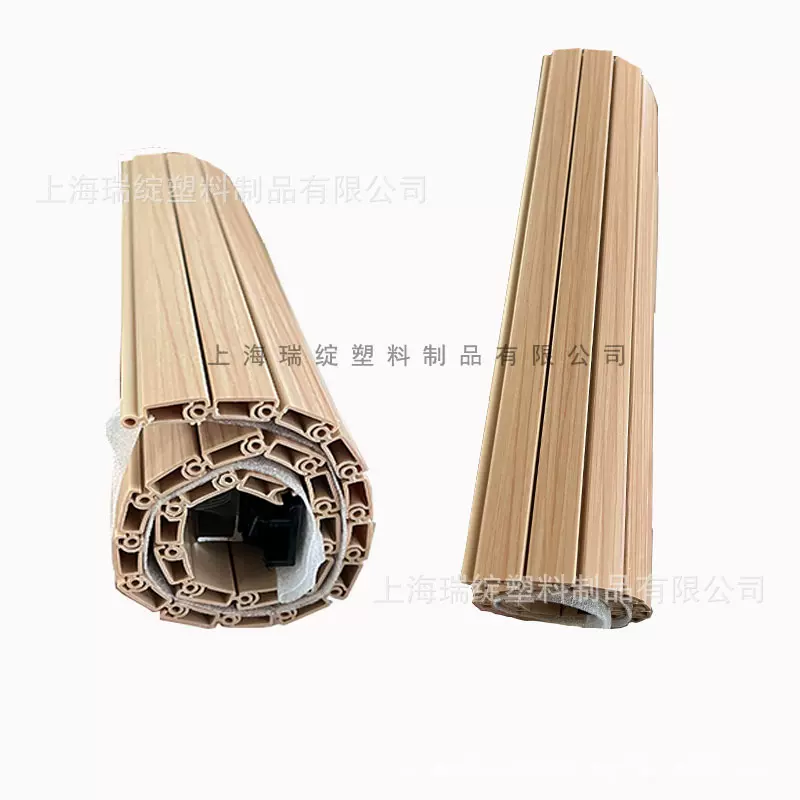 现货批发木纹色卷帘门配色板生产木纹卷帘门工厂