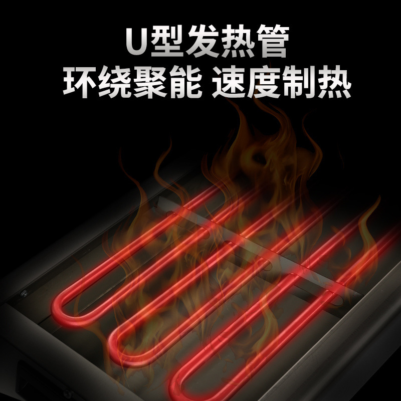 horno eléctrico de alta potencia horno de barbacoa comercial sin humo interior de acero inoxidable barbacoa de pescado horno de barbacoa eléctrica horno