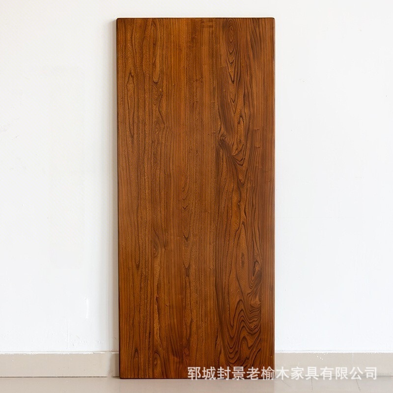 北方老榆木桌面板实木飘窗板民宿装饰护墙板实木咖啡台面桌面板|undefined