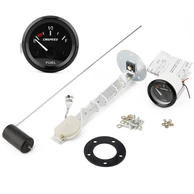 Cross-Border 52mm Universal Oil Gauge, Water Temperature, Voltage, Oil Pressure, Oil Temperature with Sensor, Voltmeter, Car Instrument (automobile instrument) - fuel-gauge