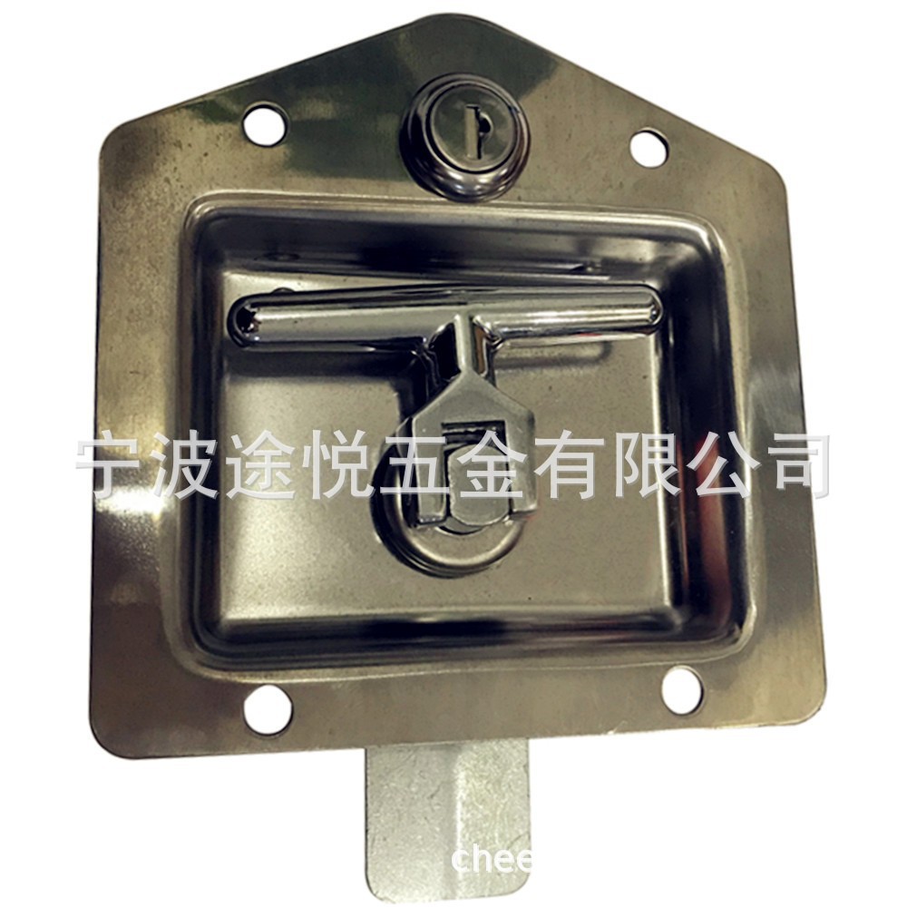 Factory Supply Stainless Steel Truck Toolbox Lock Stainless Steel T-Lock Cabinet Panel Lock RV Lock Stainless Steel