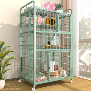 Balcony Cat Raising Artifact Cat Cage Super Large Free Space Cat Cage Villa Three-layer Household Cat House Cat House Cat Nest