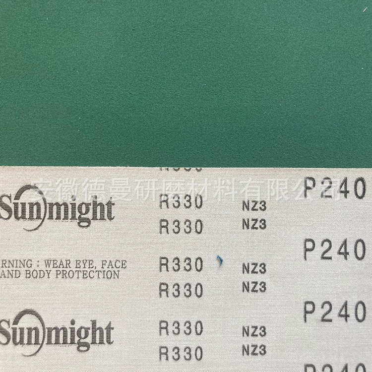 韩国Sunmight太阳砂带R550 R330 铜锌合金及不锈钢工件磨削砂带