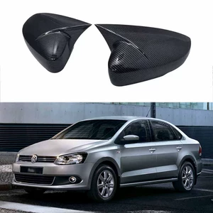 Suitable for 12-17 Volkswagen Polo Mk5 6R 6C Reversing Mirror Cover Rearview Mirror Housing Horn Paste Decoration