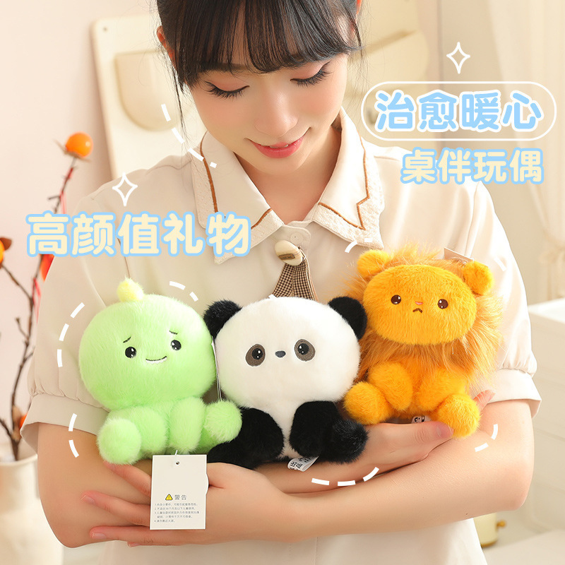 ボボバテーブルコンパニオン人形、かわいいぬいぐるみ、オフィスのお供、学習の相棒、子供へのプレゼント、フィギュア|undefined