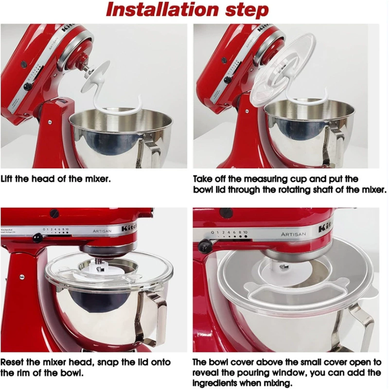 Кухонные аксессуары для миксера, подходят для Kitchenaid 4.5–5 л