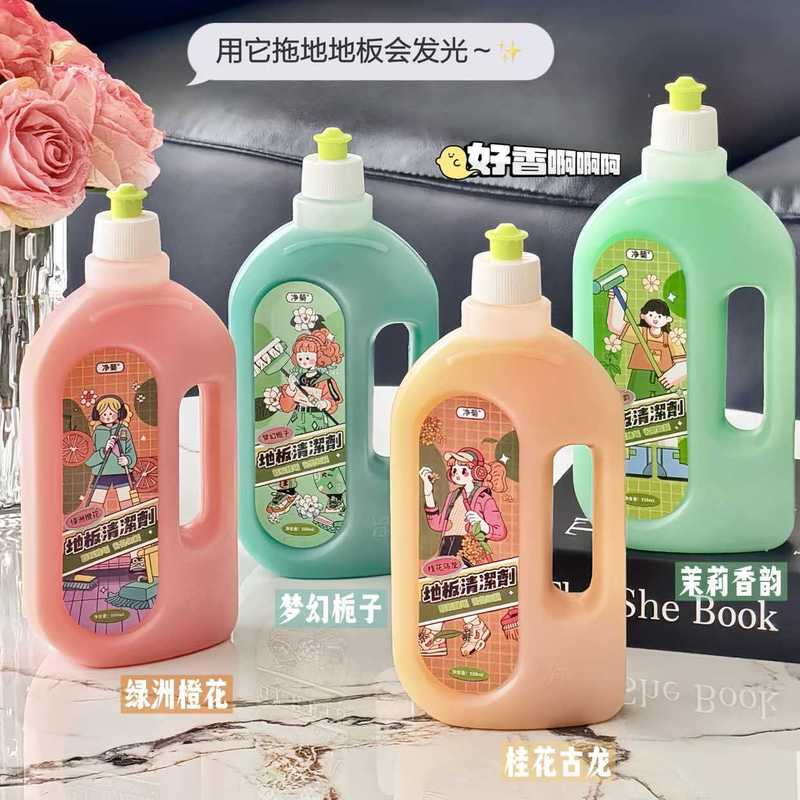 床用洗剤 タイル磨き 汚れ落とし 強力モップ液 浴室用 長時間香り持続タイプ 550ml 除菌|undefined