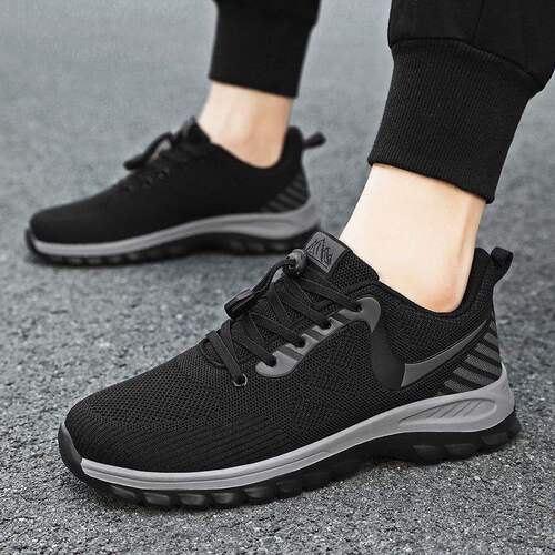 Women's Spring and Autumn Air-Permeable Anti-Slip Soft Sole Mesh Mother's Middle-Aged Elderly Footwear Exercise Sneakers Leisure Walking Shoes