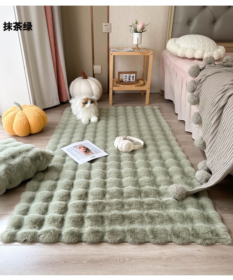 Round Footrest Mat, Bedroom Entry Carpet, Living Room Light Luxury Chinese Door Mat, Entryway Carpet, Bedroom Full Floor Carpet, Coffee Table