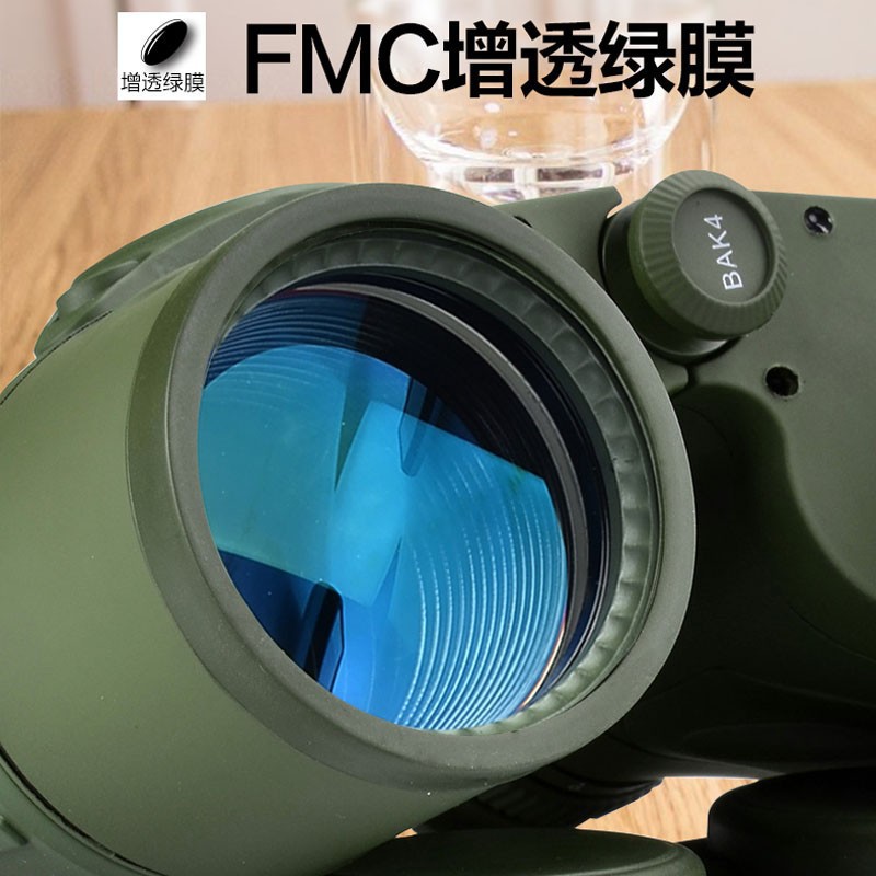 批发俄罗斯贝戈士10X50罗盘测距航海双筒望远镜高倍高清夜视户外