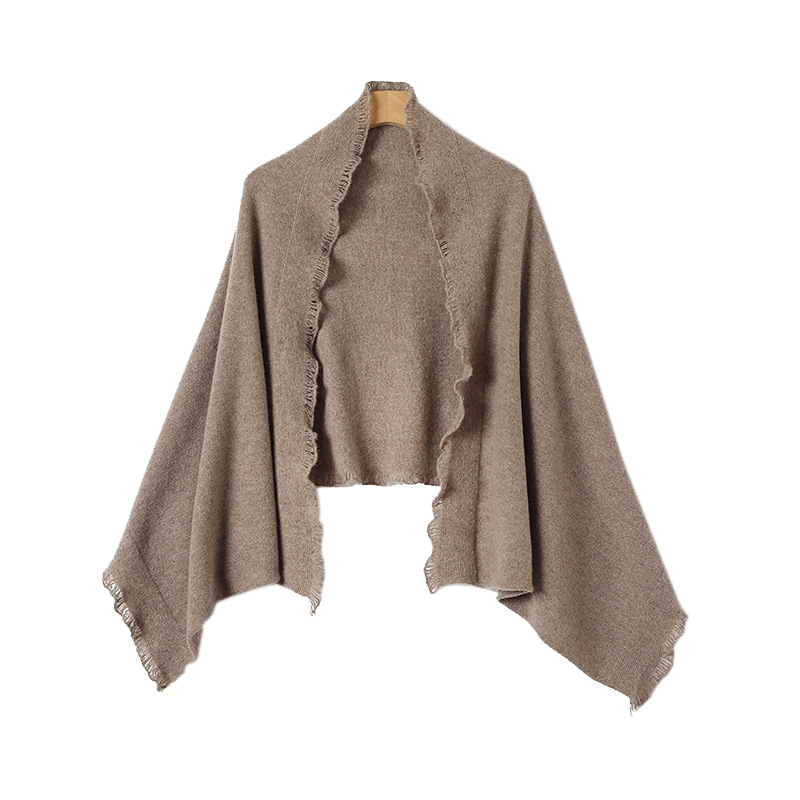 서양식 순수 양모 숄 스카프 겸용 에어컨 룸 2024년 가을 겨울 신상 니트 롱 워밍 넥 스카프