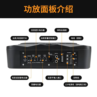 Car speaker/subwoofer, Ultra-thin subwoofer for