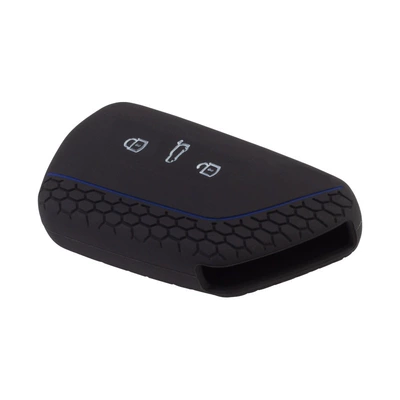 VIZZION, Talagon | Car key bag - black-blue-line