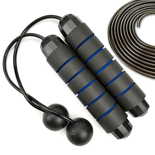 Cross-border Amazon steel wire wireless skipping rope two-in-one fitness training sports equipment bearing weight skipping rope