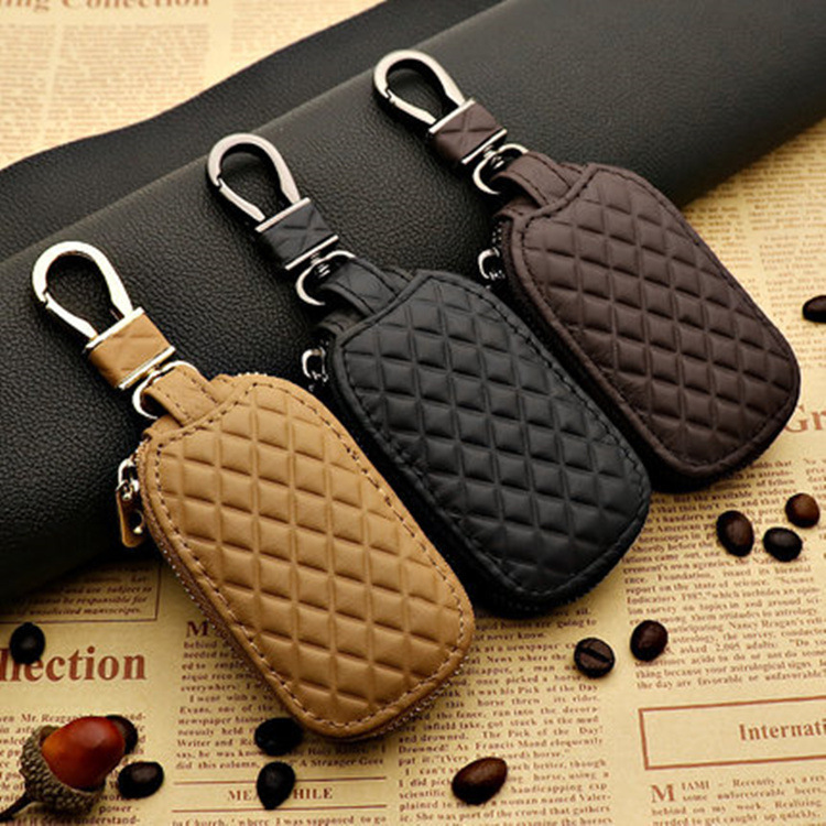 2025 New Men's and Women's Car Remote Control Protective Cover Mier Large-Capacity Car Key Bag Personalized Car Key Bag