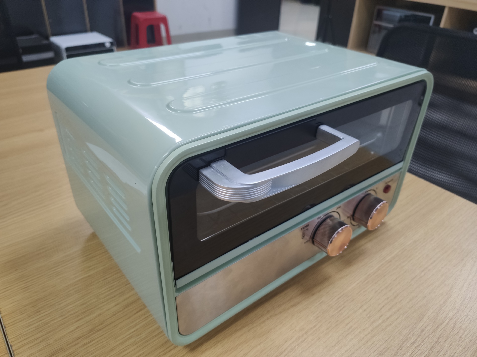 10 horno de aire de comercio exterior máquina de pizza doméstica mini horno pequeño a granel CDK fábrica de origen personalizada