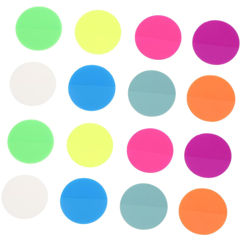 Cross-border Circular Index Sticker Colored Notes PET Post-it Notes Morandi Student Mark N-times Sticker Sticker Sticker