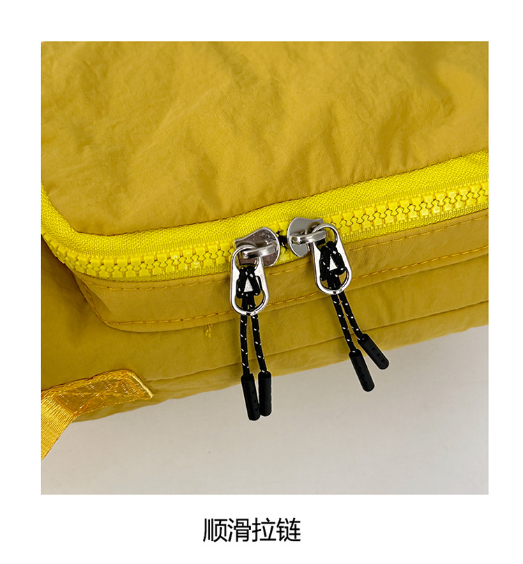 New solid-color student cycling casual women's bag, lightweight outdoor mobile phone bag and accessory bag undefined