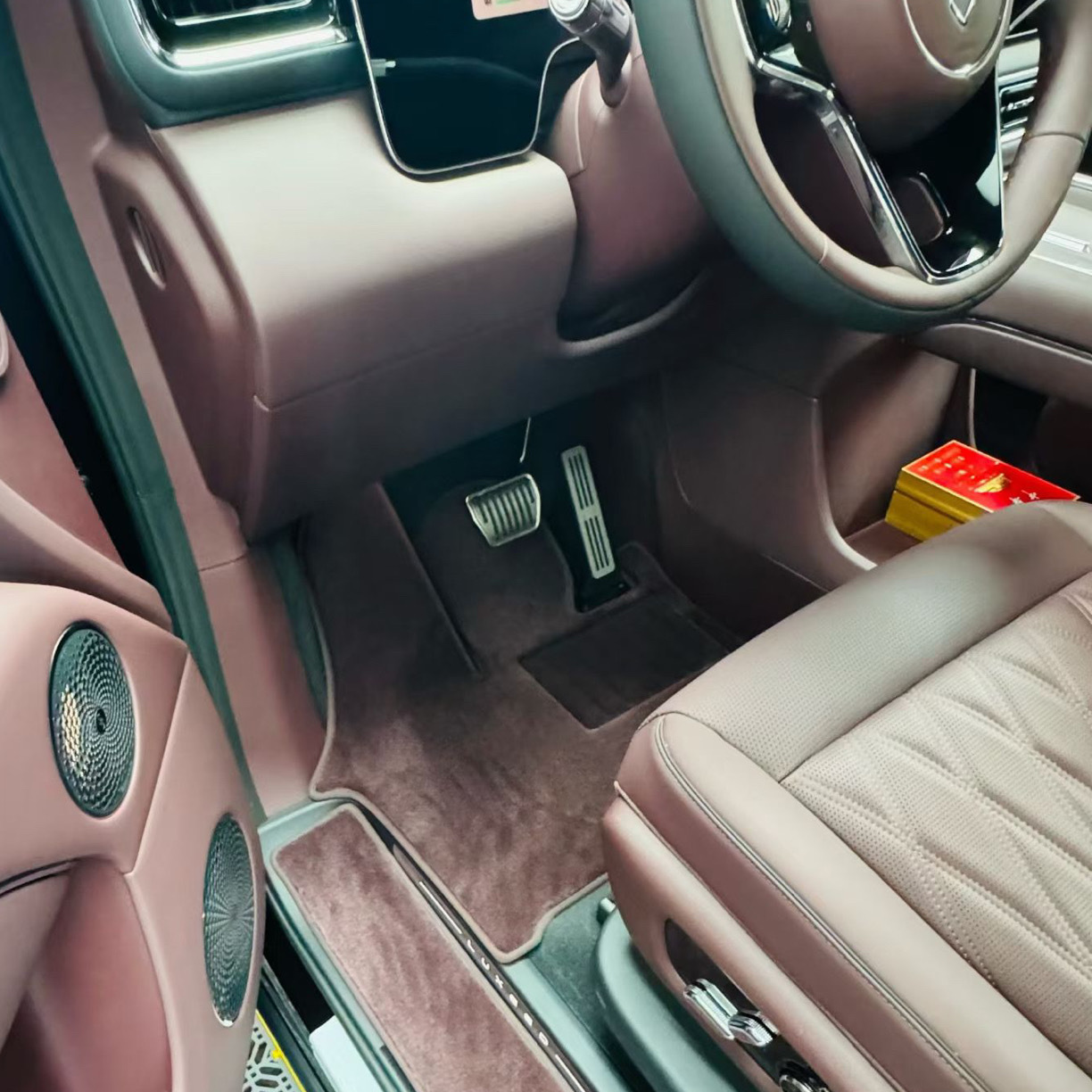 Pure wool car floor mats for Zunjie S800V, Xiangjie S9, TS7R, Zhijie V9, 6M8, Wenjie 9M7, cashmere carpet