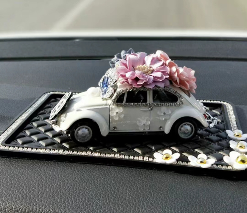 Adornos de coche con incrustaciones de diamantes Asiento de perfume de coche creativo Adornos de coche Suministros de coche Otras cerámicas Simple Beauty Night Si