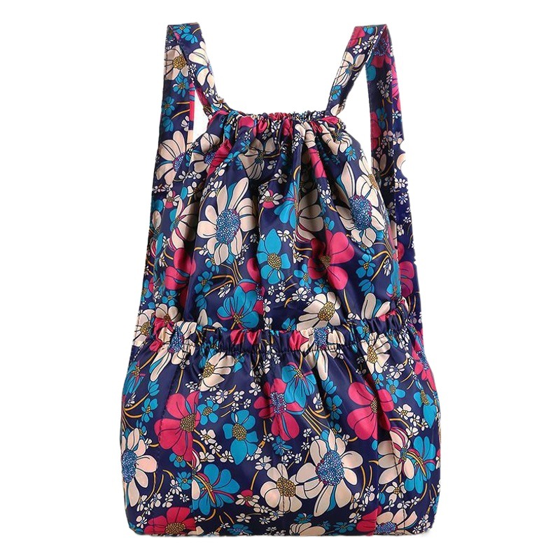 Drawstring Drawstring Pocket Backpack Summer New Simple Travel Backpack Large Capacity Fitness Sports Backpack Drawstring Pocket