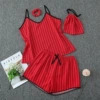Red vest for adults, storage bag, hair rope