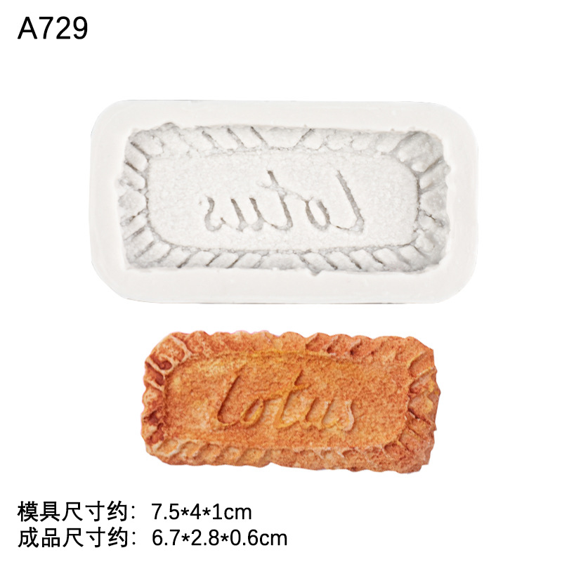 Cookie crema Lollipop molde de silicona epoxi arcilla cerámica suave DIY chocolate fondant