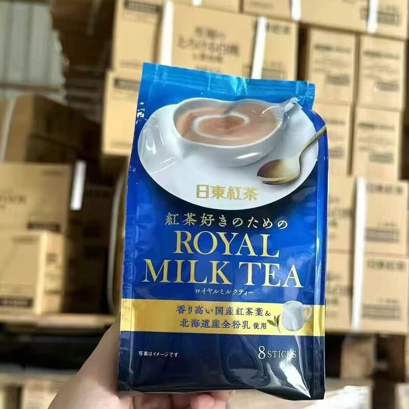 Wholesale Casual Snacks Japan Imported Hokkaido Nitto Black Tea Royal Classic Milk Tea 112g Black Tea Milk Tea