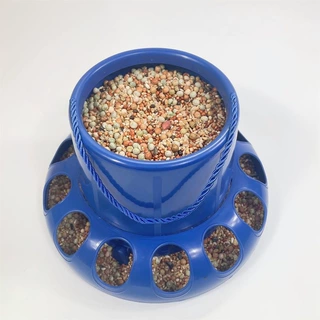 鸡食槽畜牧养殖设备食槽自动喂食器小鸡食槽防撒带盖食槽鸡用料槽