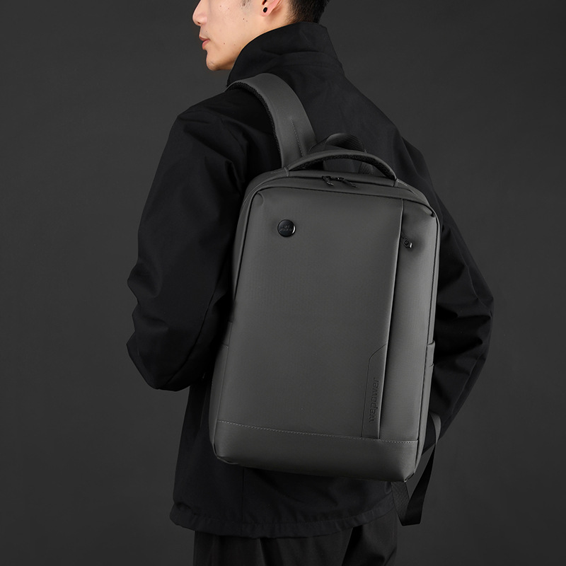 Cross-border Men's Business Stylish Casual Water-resistant Laptop Backpack, Student School Bag, Large Capacity Wholesale_voghion.com