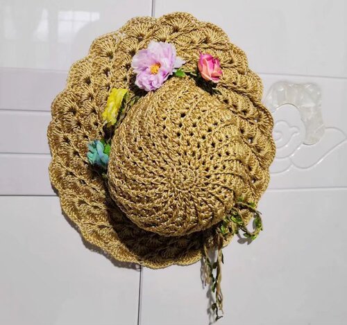 Three-strand ice silk blended thread handmade woven bag hook hat hollow thread seat cushion thread lustrous thread ice linen thread wholesale