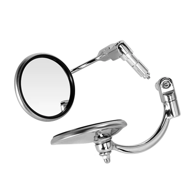 Motorcycle Classic Modified Rearview Mirror Cafe Racer Handlebar Rearview Mirror Retro Motorcycle Modification (Motorcycle rearview mirror) - mirror