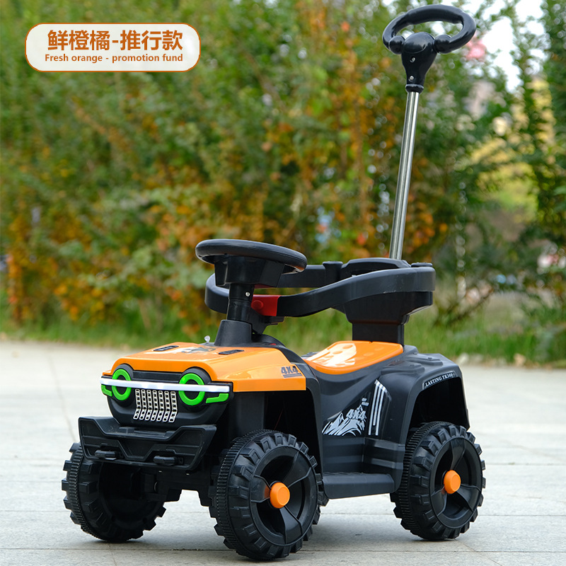 Naranja naranja fresca + barandilla de la barra de empuje